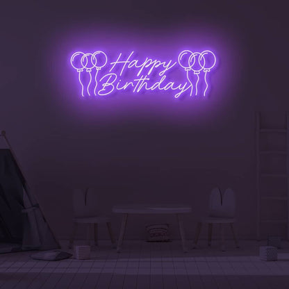 Happy Happy Birthday Led Neon Sign | Shineneon