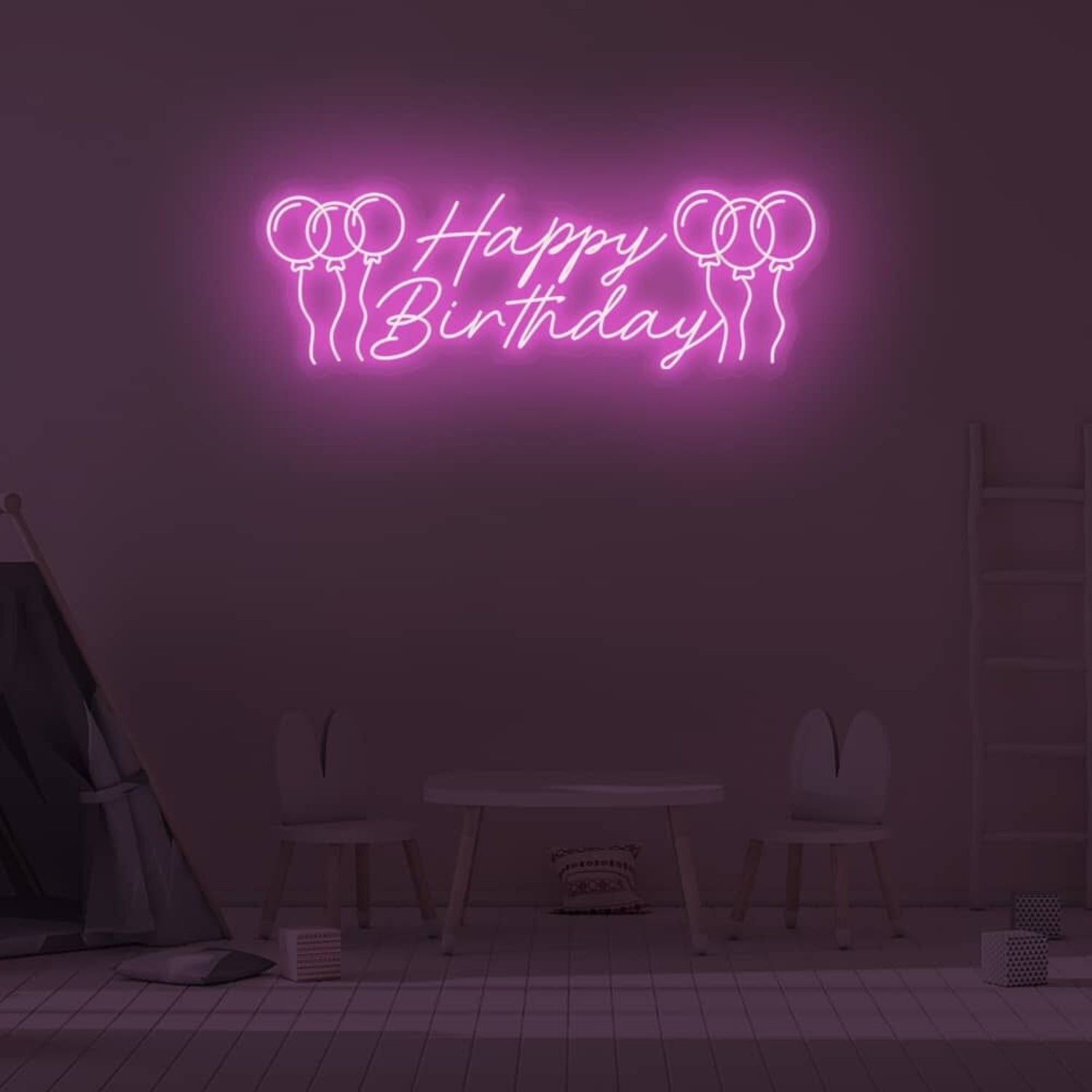Happy Happy Birthday Led Neon Sign | Shineneon