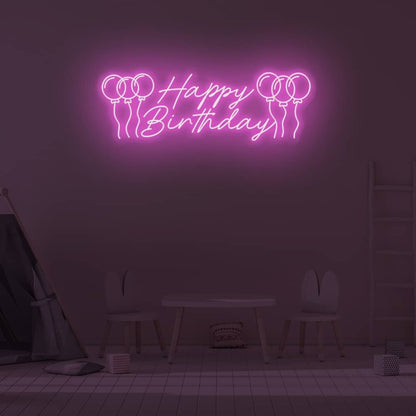 Happy Happy Birthday Led Neon Sign | Shineneon