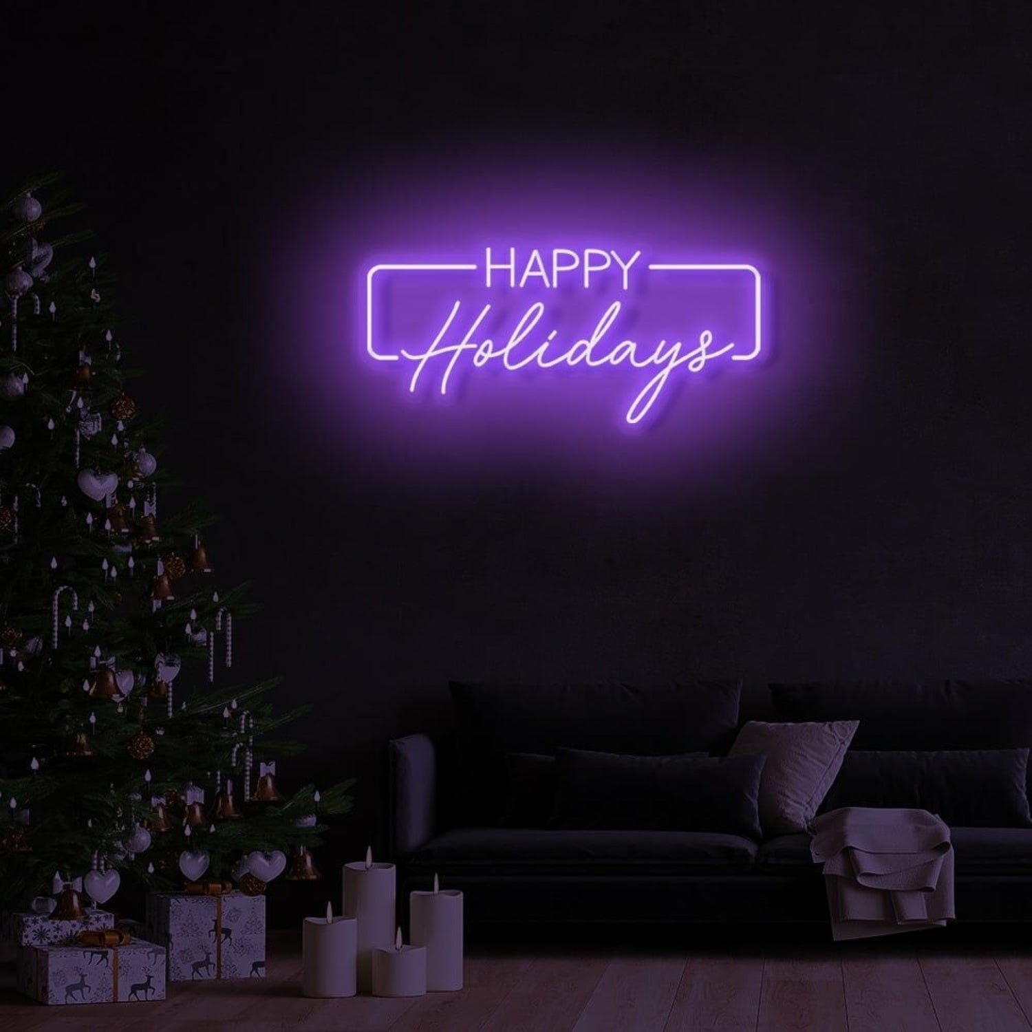 Happy Holiday Led Sign | Shineneon