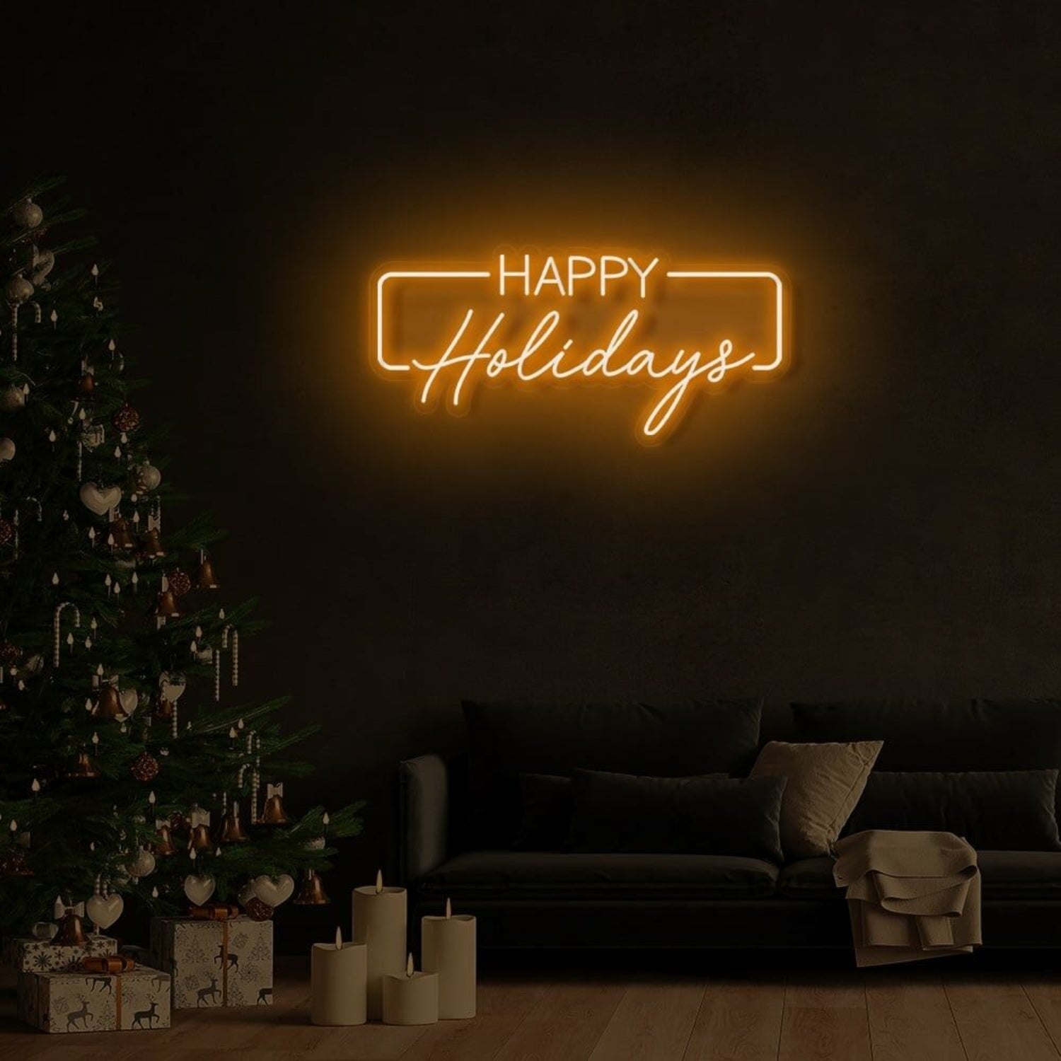 Happy Holiday Led Sign | Shineneon