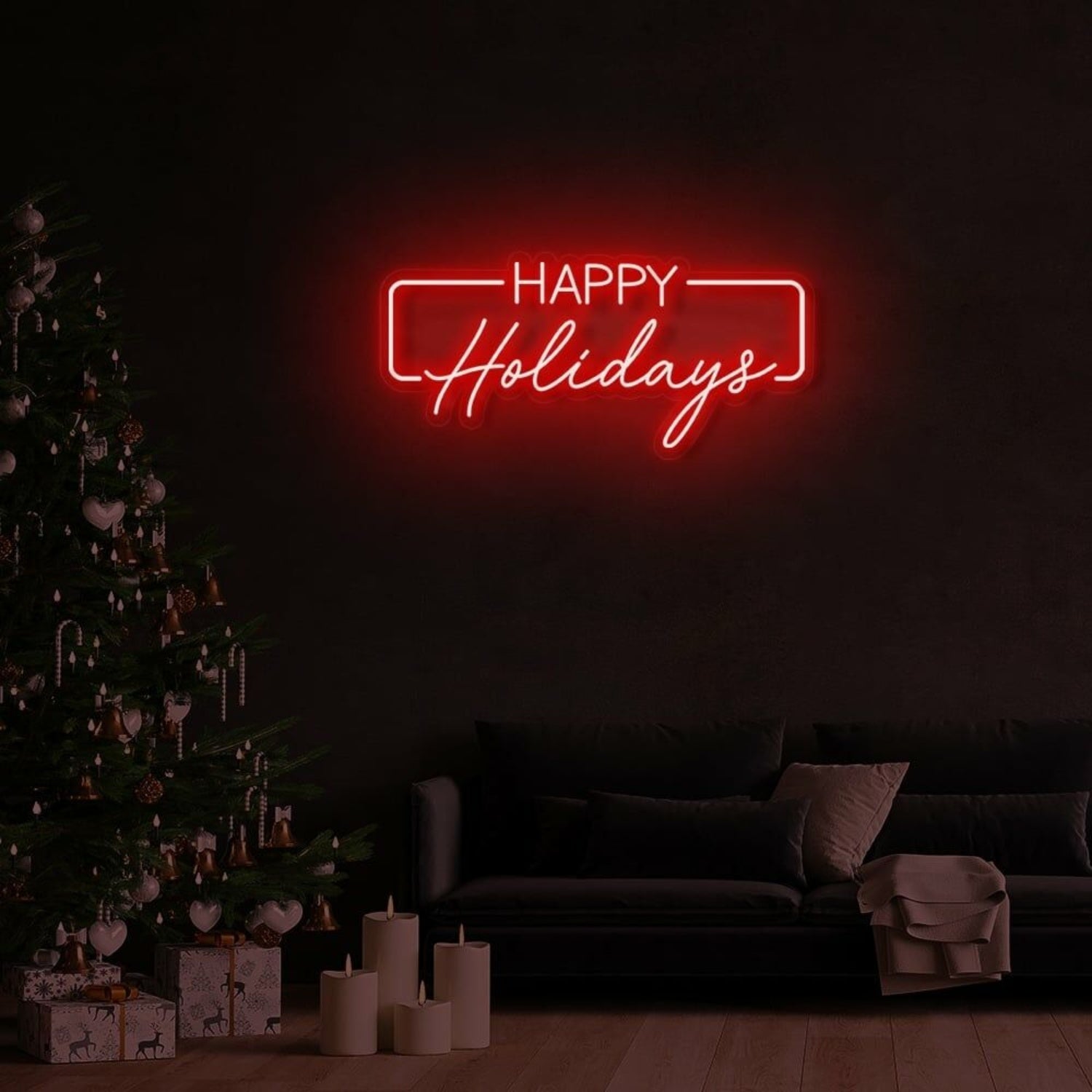 Happy Holiday Led Sign | Shineneon