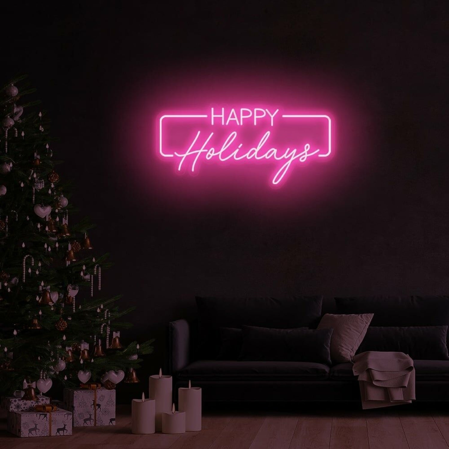 Happy Holiday Led Sign | Shineneon