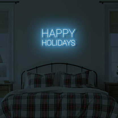 Happy Holidays Led Illuminated Sign | Shineneon