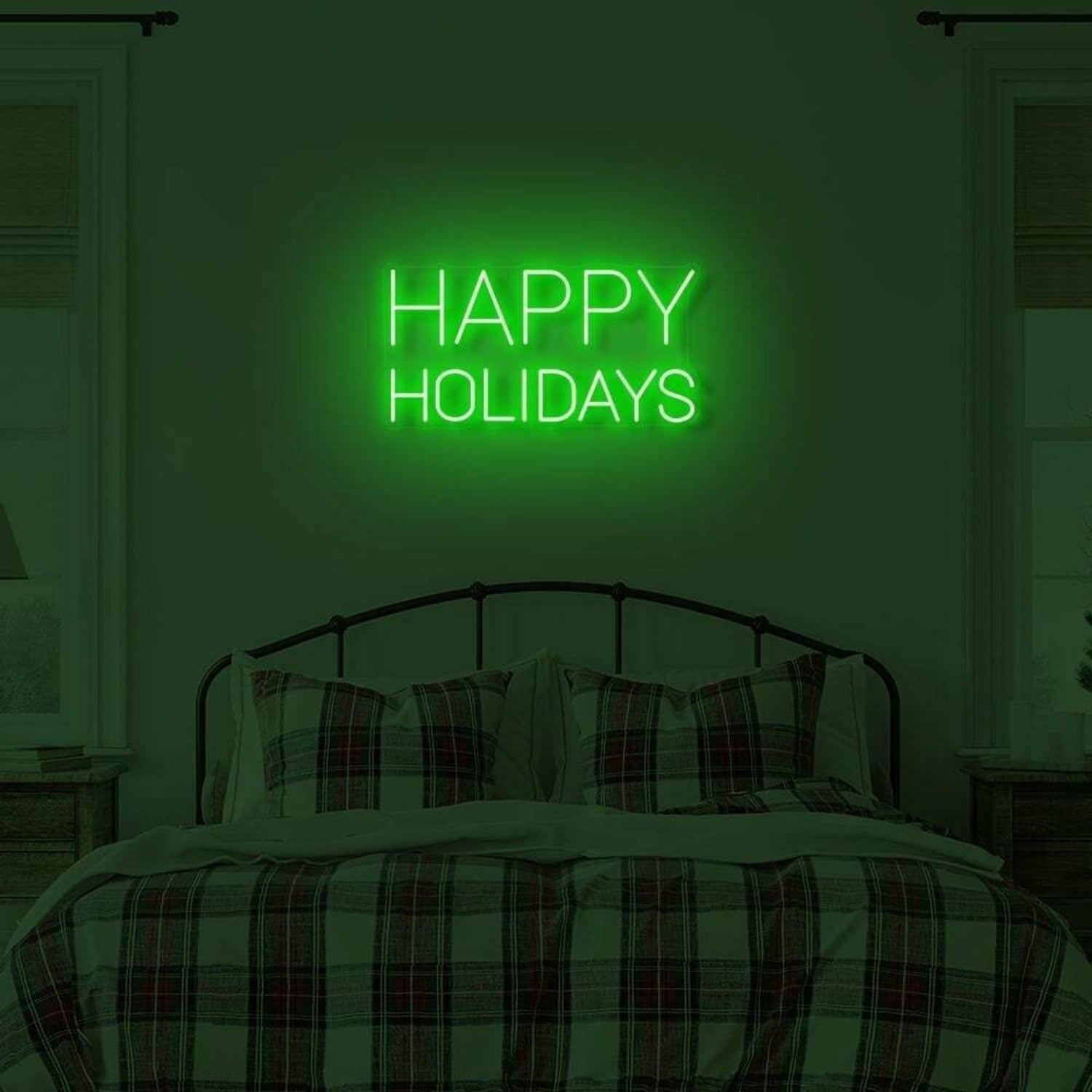 Happy Holidays Led Illuminated Sign | Shineneon
