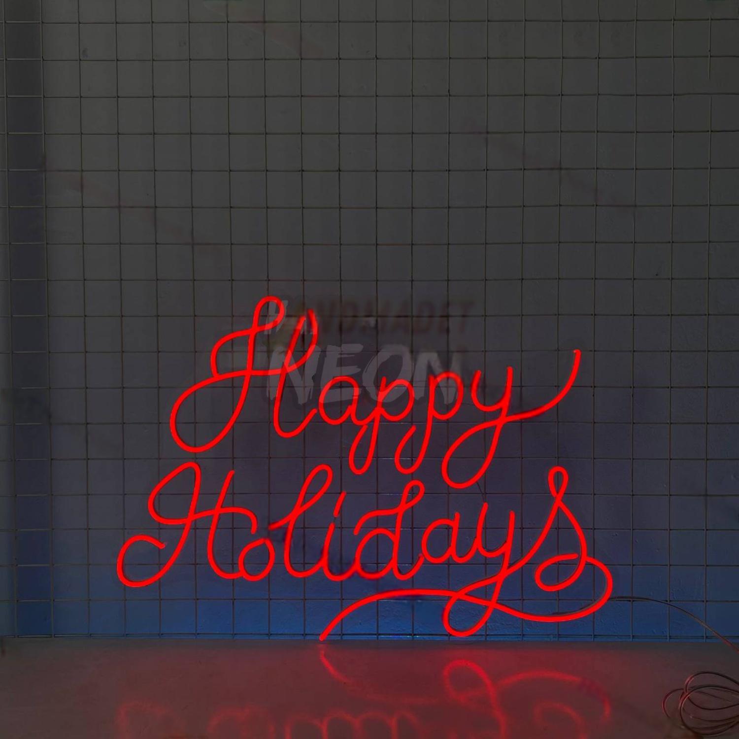 Happy Holidays Led Neon Sign | Shineneon