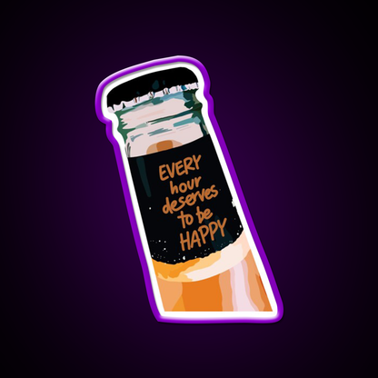 Happy Hour Beer Bar Decor Led Neon Sign Rgb Color - LED neon sign view 9