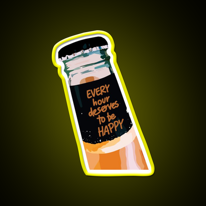 Happy Hour Beer Bar Decor Led Neon Sign Rgb Color - LED neon sign view 7