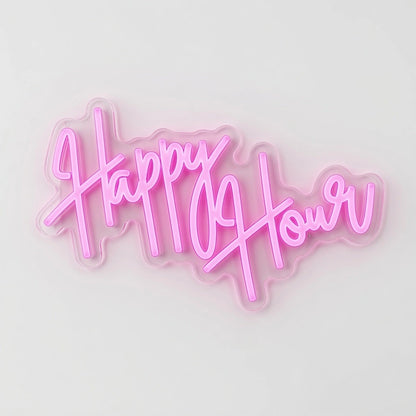Happy Hour Business LED Neon Sign - 01 Original Product Image