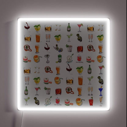 Happy Hour Cocktails Rgb Led Neon Sign - Shineneon