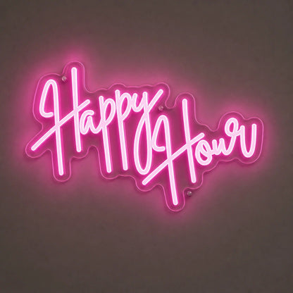 Happy Hour Hanging LED Neon Sign - Shineneon