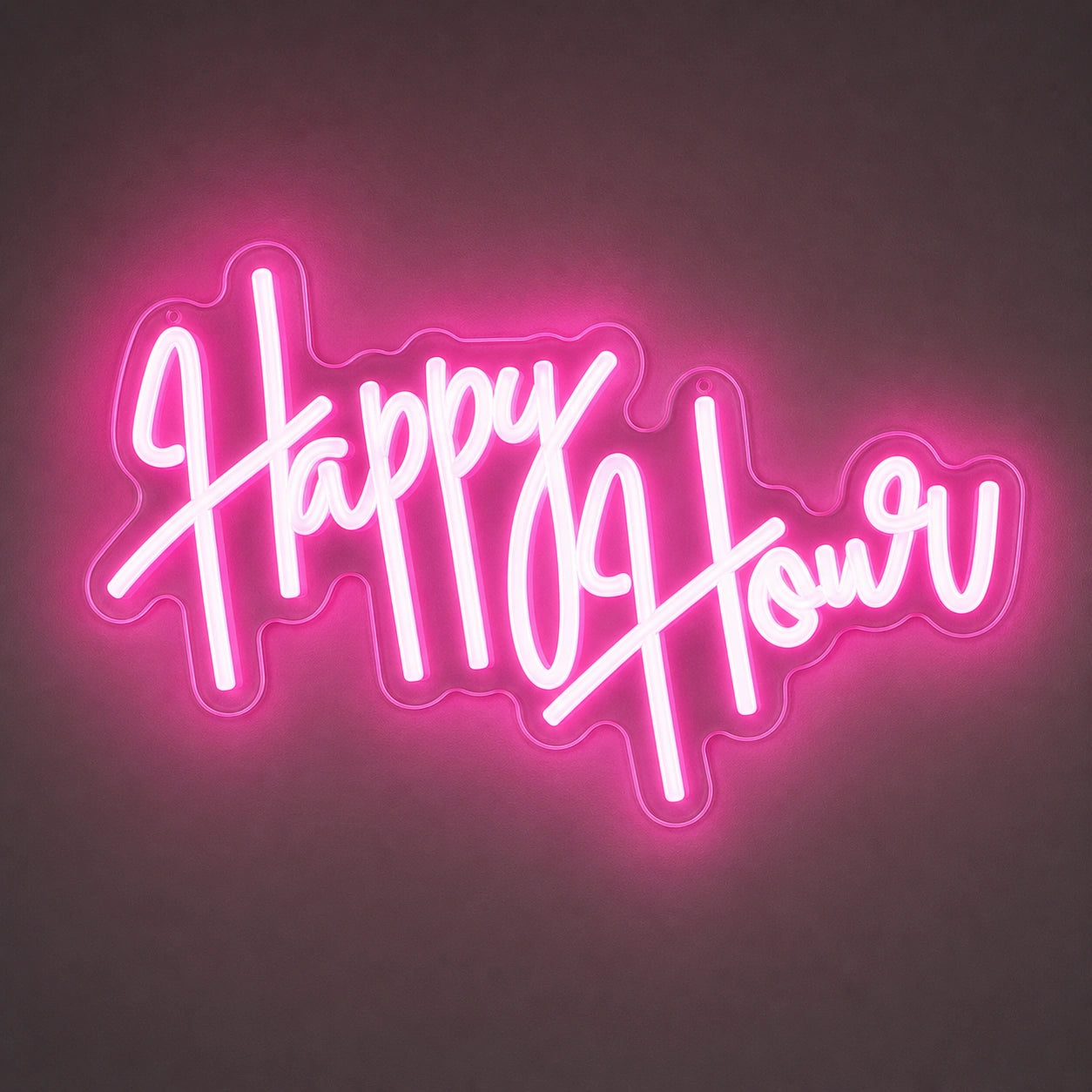 Happy Hour Hanging LED Neon Sign Man Cave Neon Sign main product image