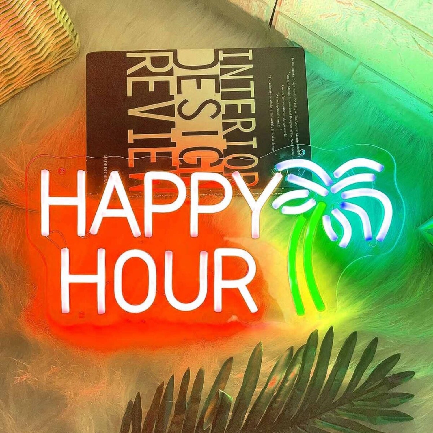 Happy Hour Holiday Celebration Neon Sign | Shineneon