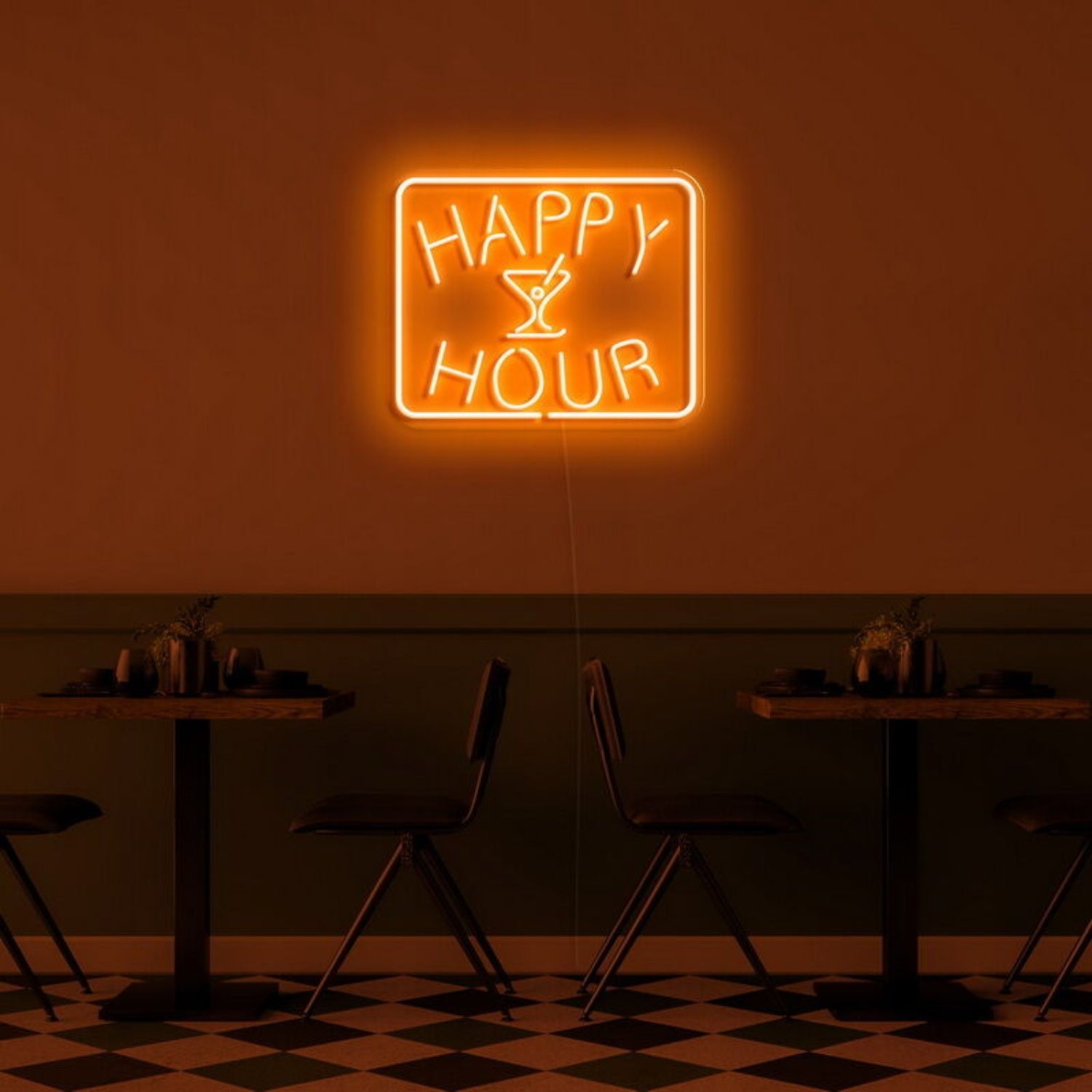 Happy Hour Led Neon Sign For Bars And Social Spaces | Shineneon