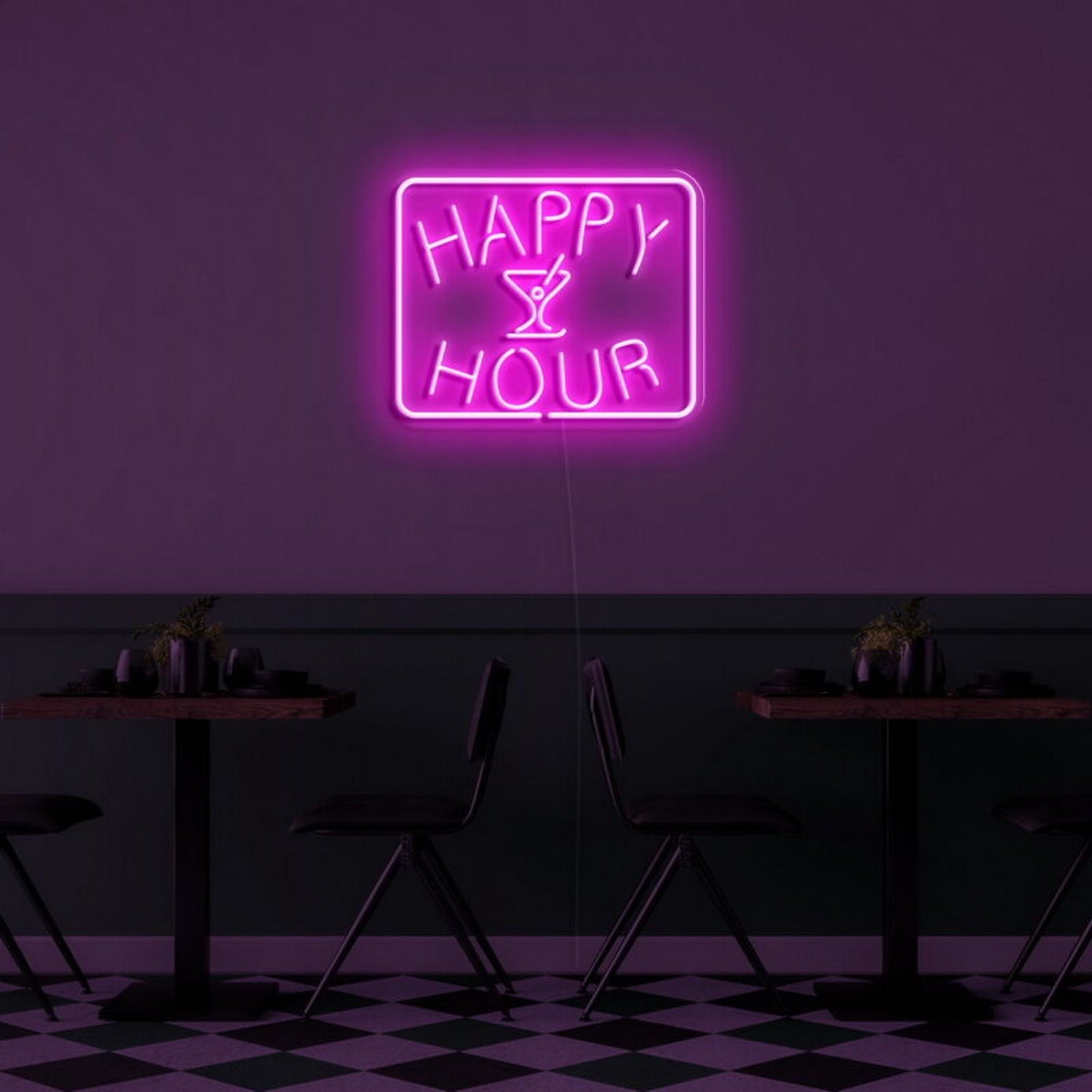 Happy Hour Led Neon Sign For Bars And Social Spaces | Shineneon