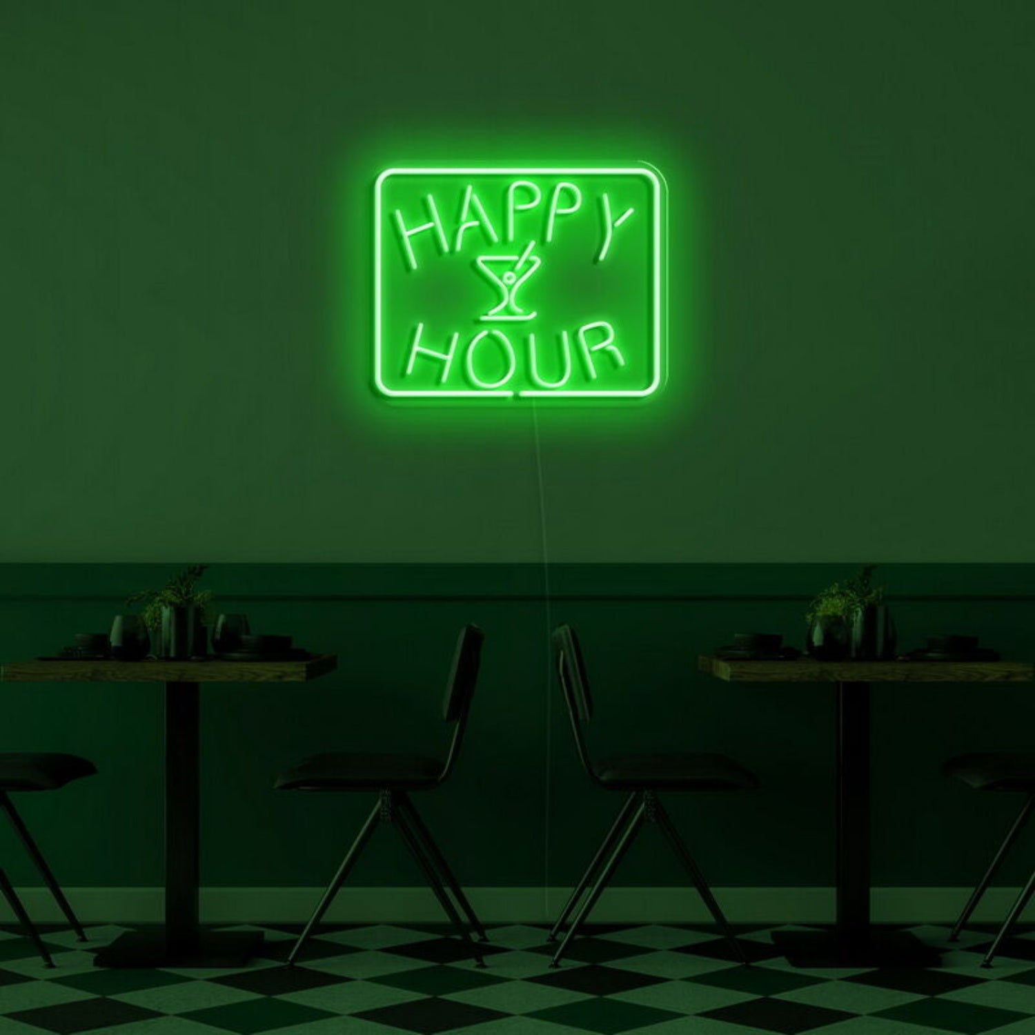 Happy Hour Led Neon Sign For Bars And Social Spaces | Shineneon