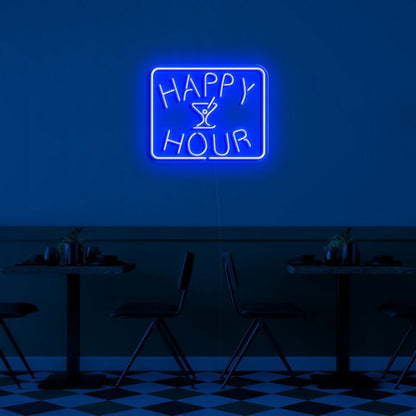 Happy Hour Led Neon Sign For Bars And Social Spaces | Shineneon