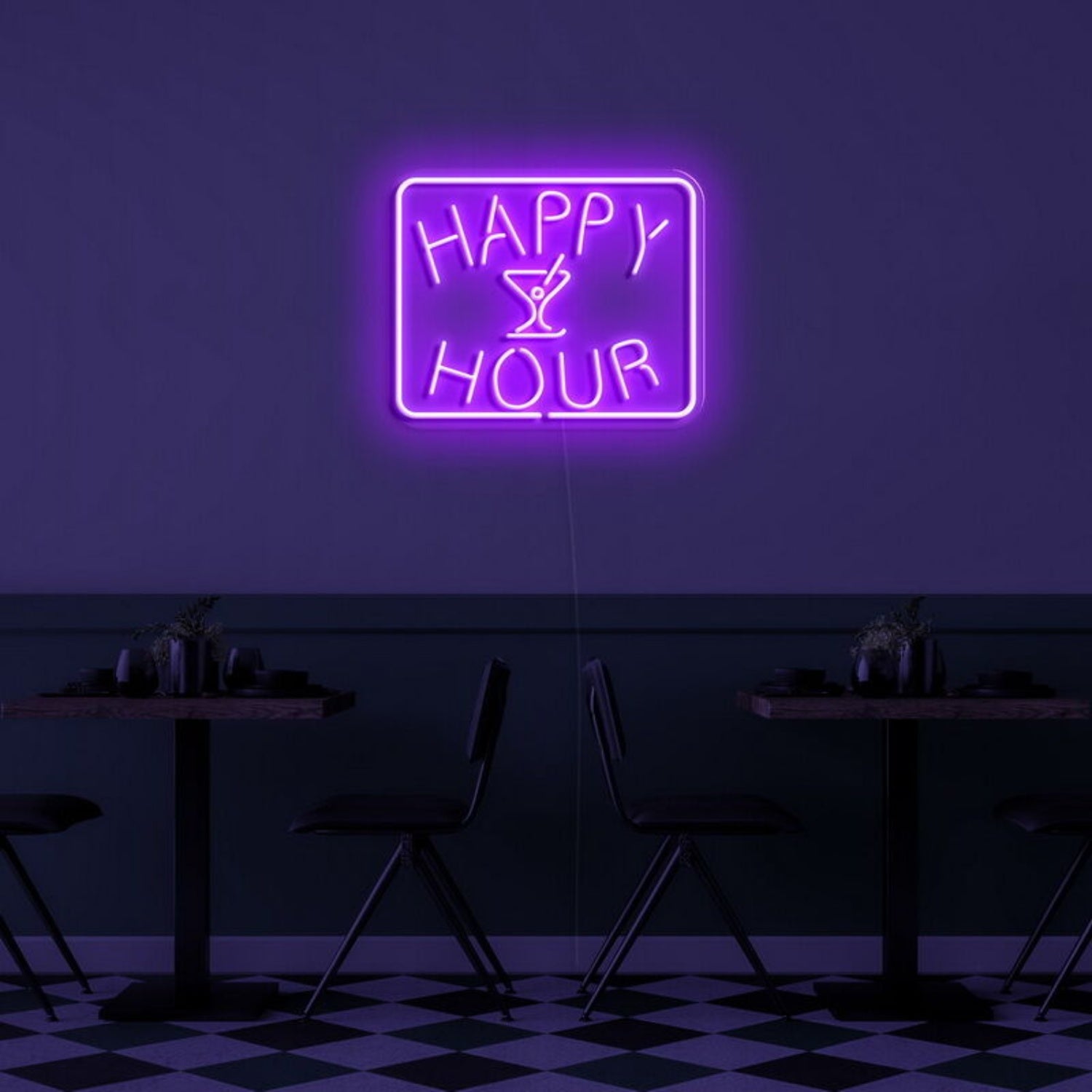 Happy Hour Led Neon Sign For Bars And Social Spaces | Shineneon