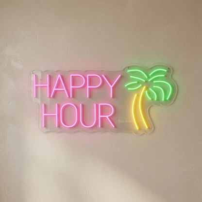 Happy Hour LED Neon Sign Wall Neon Sign - 04 Size Image