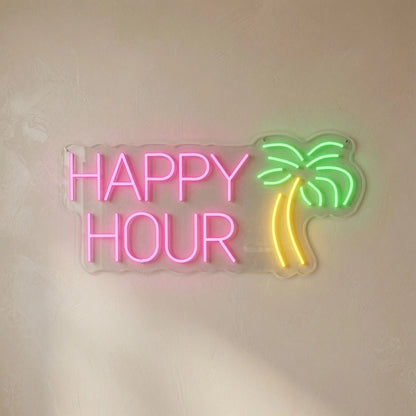 Happy Hour LED Neon Sign Wall Neon Sign - Shineneon
