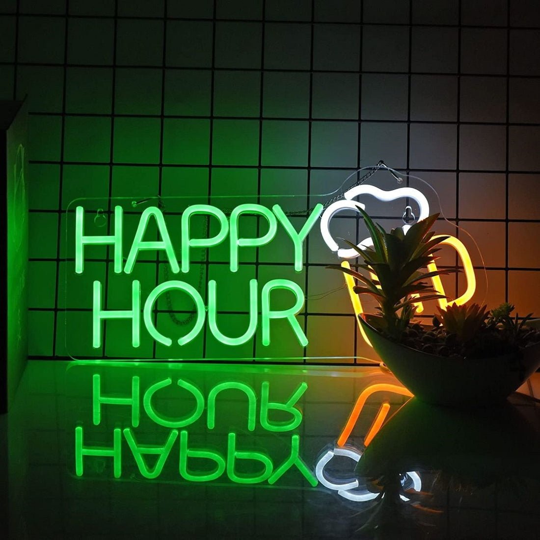 Happy Hour Led Sign Business Neon Signs - Shineneon