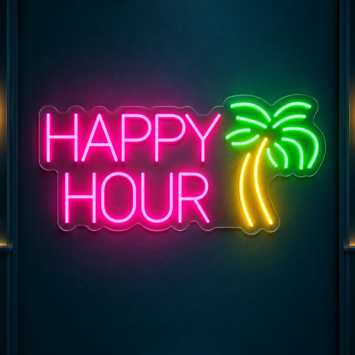 Happy Hour LED Neon Sign - product hero