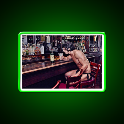 Happy Hour Tarzan Man Cave Bar Led Neon Sign Rgb Color
