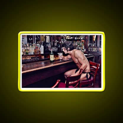 Happy Hour Tarzan Man Cave Bar Led Neon Sign Rgb Color