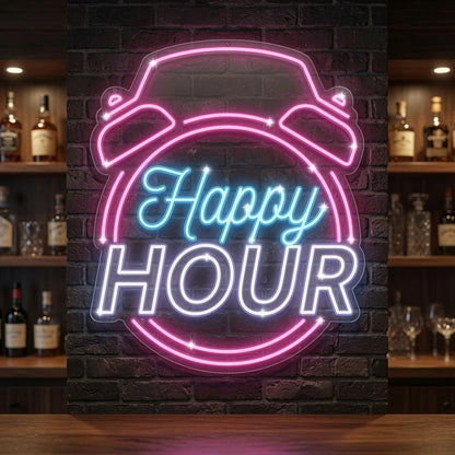 Happy Hour Wall Decor LED Neon Sign Wall Neon Sign - Shineneon