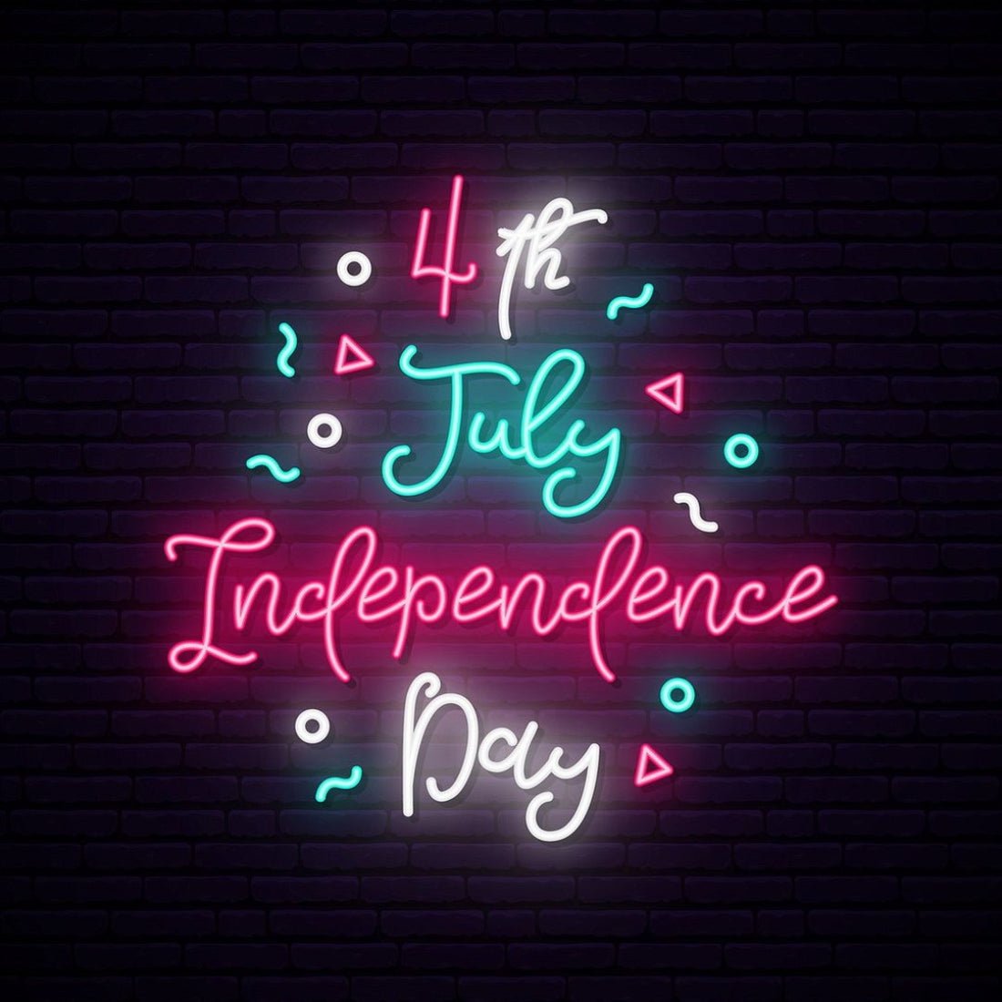 Happy Independence Day Usa Led Sign Business Neon Sign - Shineneon