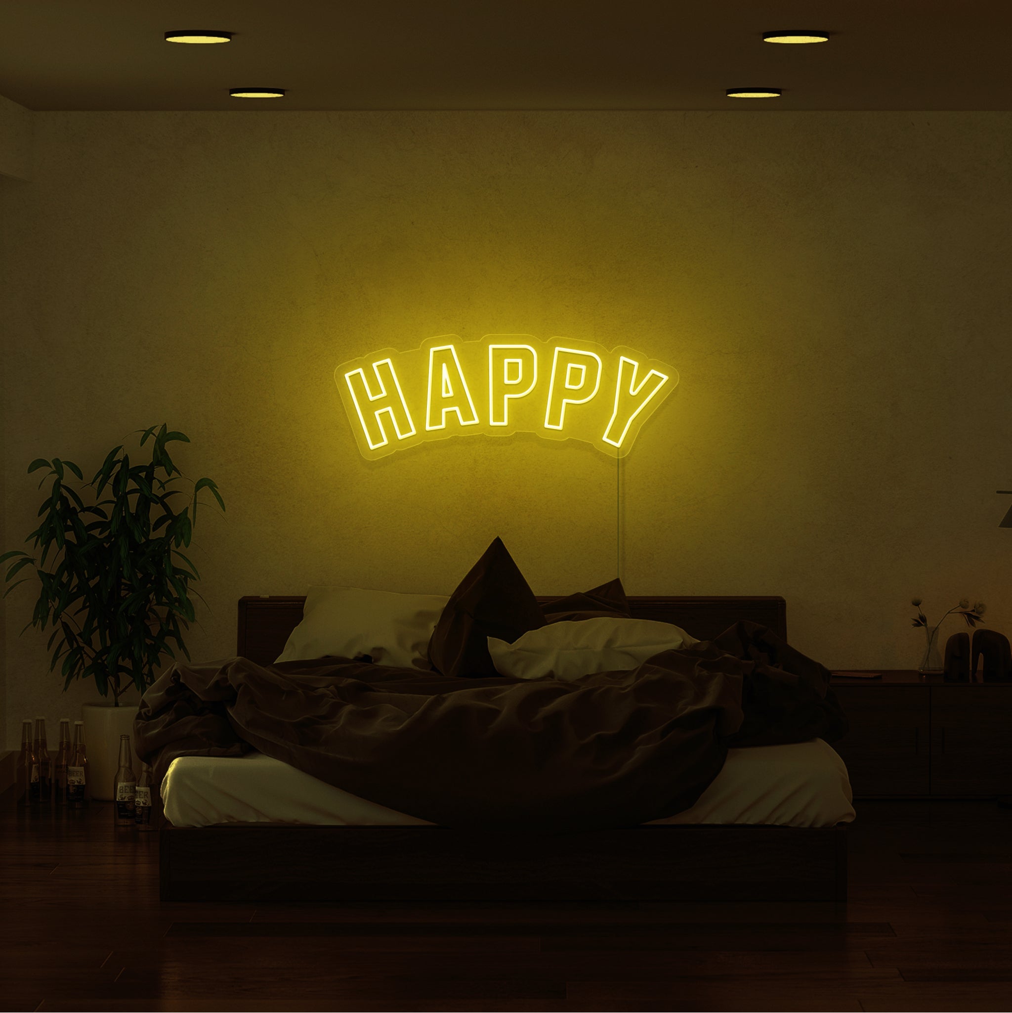 Happy Led Neon Sign | Shineneon