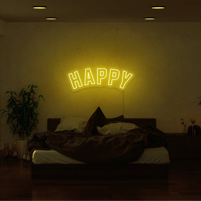 Happy Led Neon Sign | Shineneon