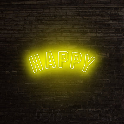Happy Led Neon Sign | Shineneon