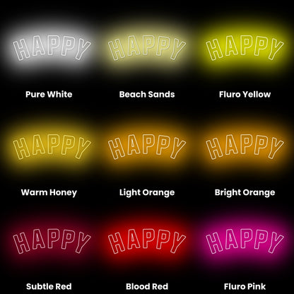 Happy Led Neon Sign | Shineneon