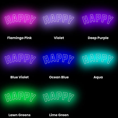 Happy Led Neon Sign | Shineneon