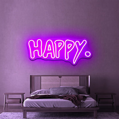 Happy Led Neon Signs For Wall Decor - Shineneon