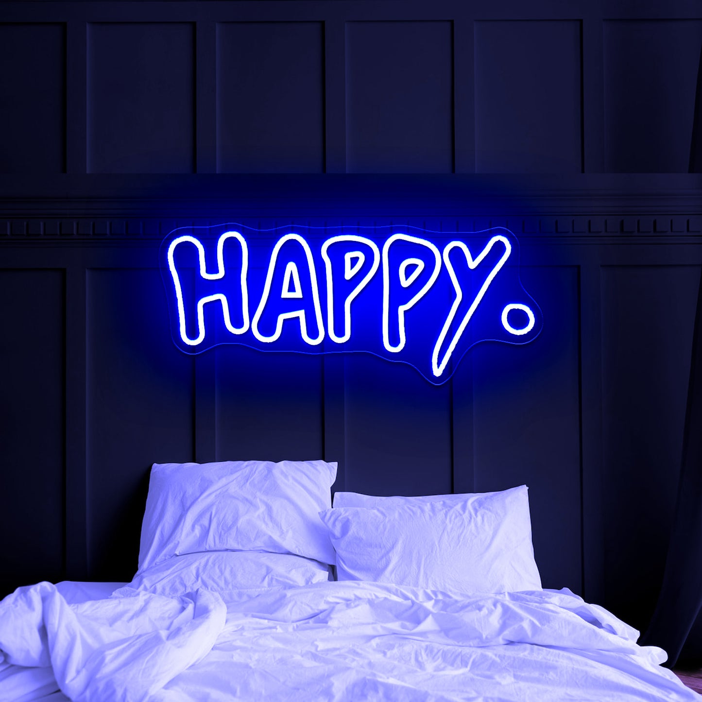 Happy Led Neon Signs For Wall Decor