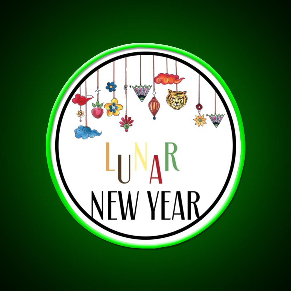 Happy Lunar New Year T Shirt Celebration Asian Cultural Led Neon Sign Rgb Color - LED neon sign view 8