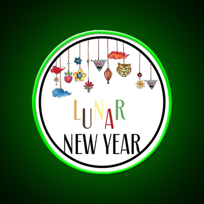 Happy Lunar New Year T Shirt Celebration Asian Cultural Led Neon Sign Rgb Color - LED neon sign view 8