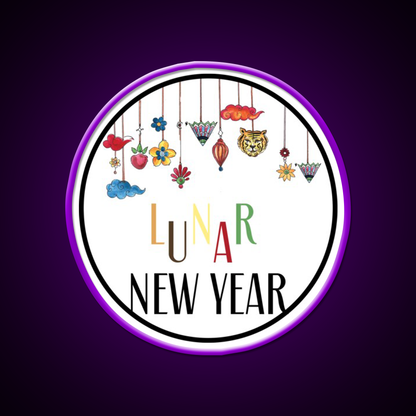 Happy Lunar New Year T Shirt Celebration Asian Cultural Led Neon Sign Rgb Color - LED neon sign view 9