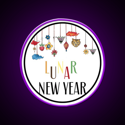Happy Lunar New Year T Shirt Celebration Asian Cultural Led Neon Sign Rgb Color - Shineneon