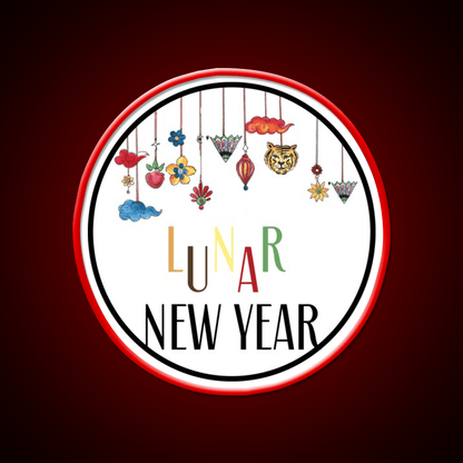 Happy Lunar New Year T Shirt Celebration Asian Cultural Led Neon Sign Rgb Color - Shineneon