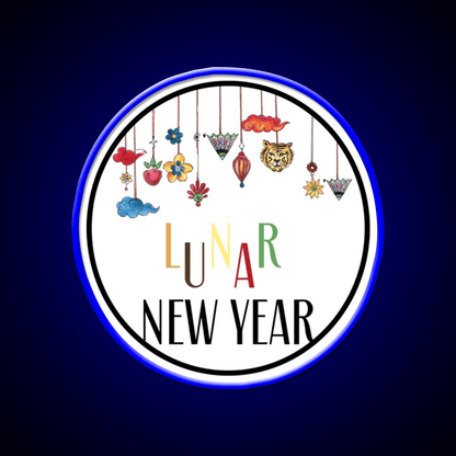 Happy Lunar New Year T Shirt Celebration Asian Cultural Led Neon Sign Rgb Color - Shineneon