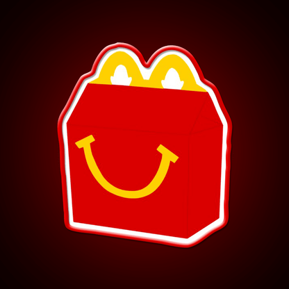 Happy Meal Fast Food Led Neon Sign For Burger Place Rgb Color - Shineneon