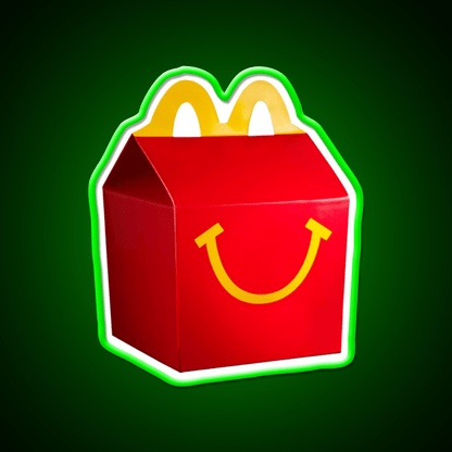 Happy Meal Mcdonalds Fast Food Led Neon Sign For Burger Place Rgb Color - Shineneon