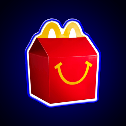 Happy Meal Mcdonalds Fast Food Led Neon Sign For Burger Place Rgb Color - Shineneon