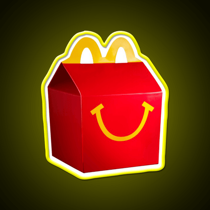 Happy Meal Mcdonalds Fast Food Led Neon Sign For Burger Place Rgb Color - Shineneon