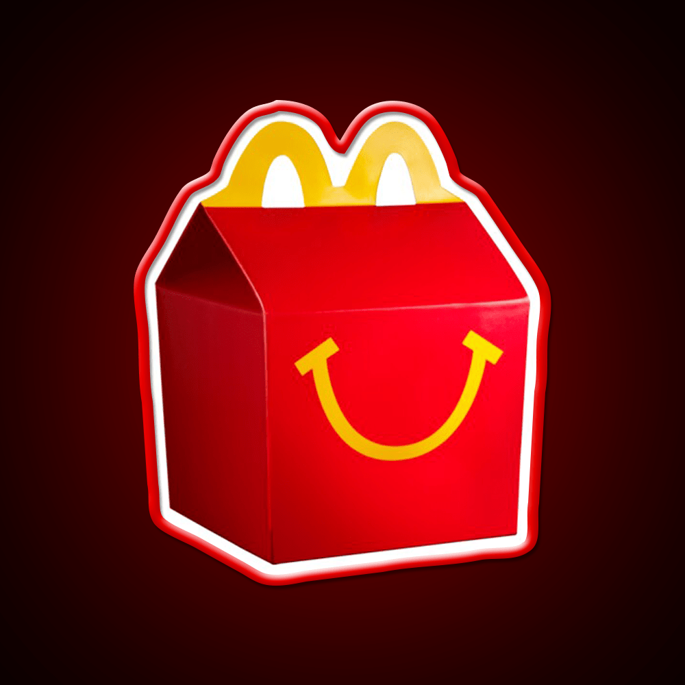 Happy Meal Mcdonalds Fast Food Led Neon Sign For Burger Place Rgb Color - Shineneon