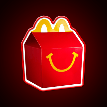 Happy Meal Mcdonalds Fast Food Led Neon Sign For Burger Place Rgb Color - Shineneon