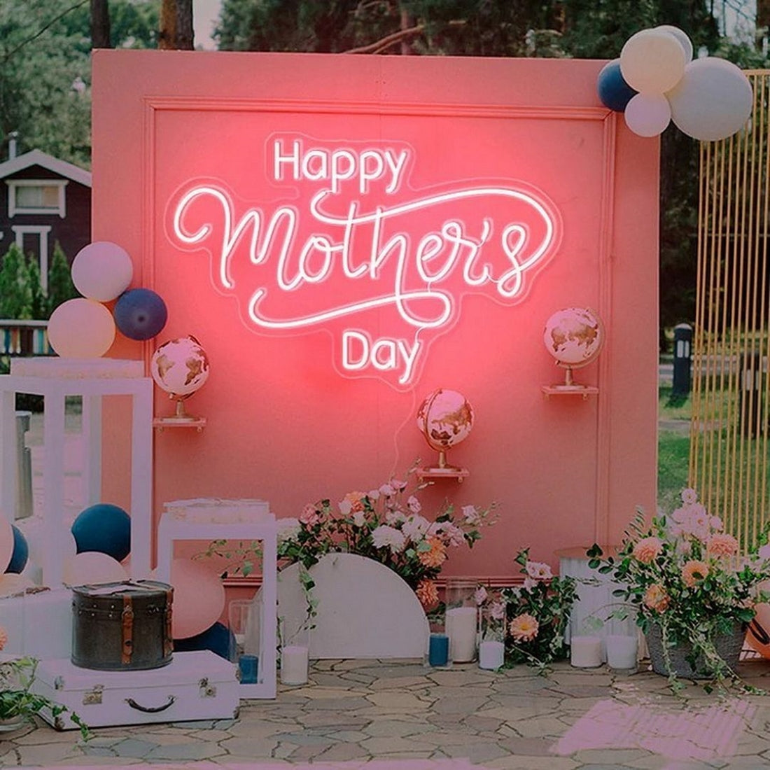 Happy Mothers Day Led Sign Business Neon Sign